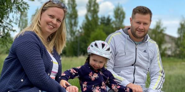 Mandy freut sich über die Vereinbarkeit von Familie und Beruf bei Lidl