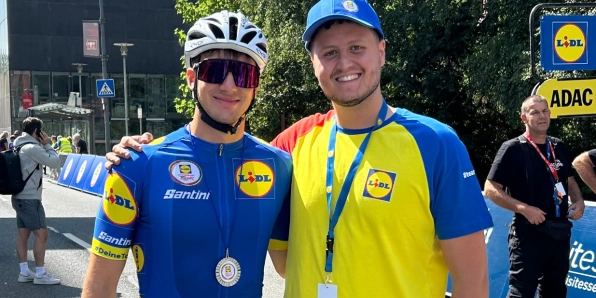 Lidl-Mitarbeiter vom Event-Team