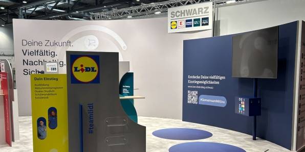 Lidl Stand auf der Bildungsmesse Heilbronn