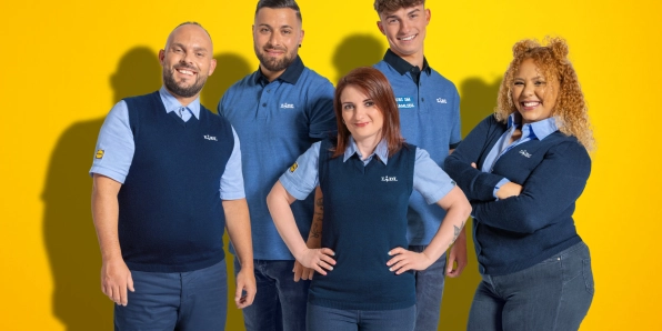 Verkaufsteam von Lidl