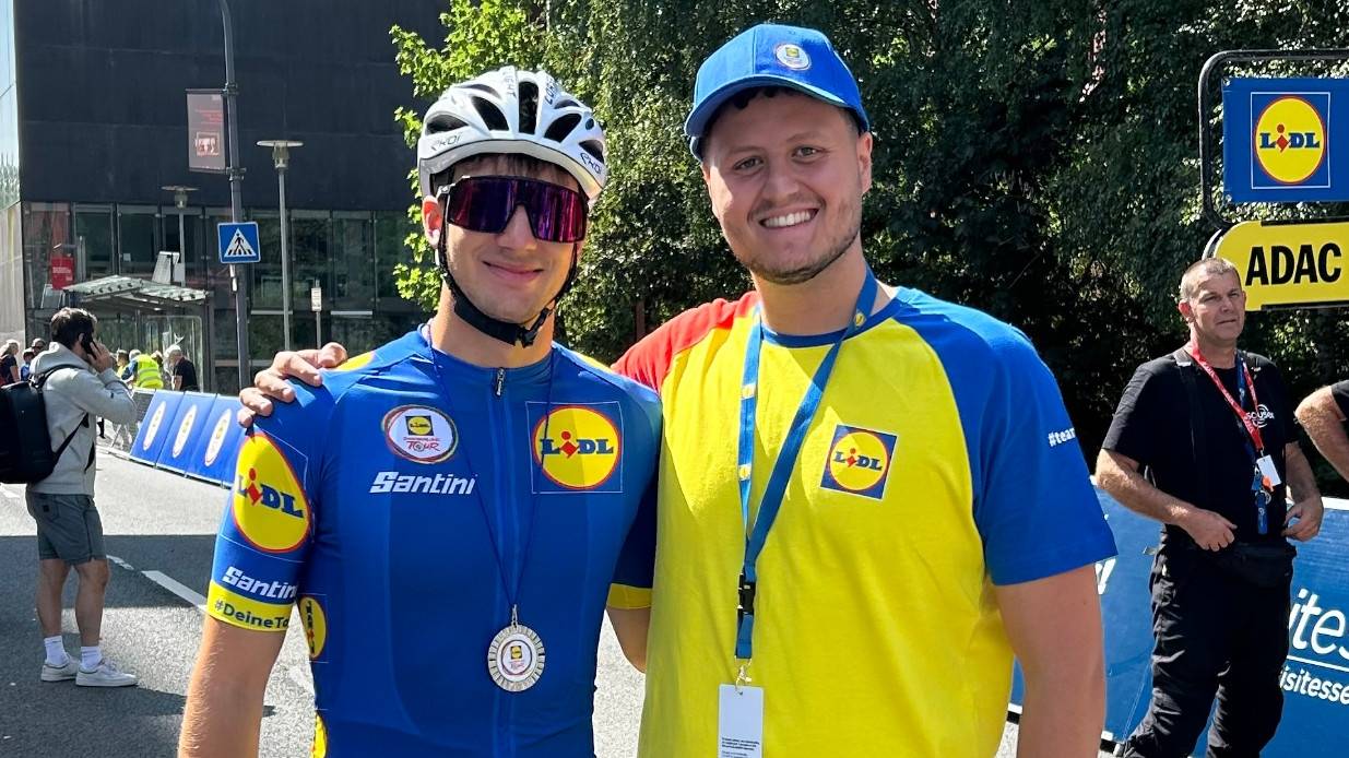 Lidl-Mitarbeiter vom Event-Team