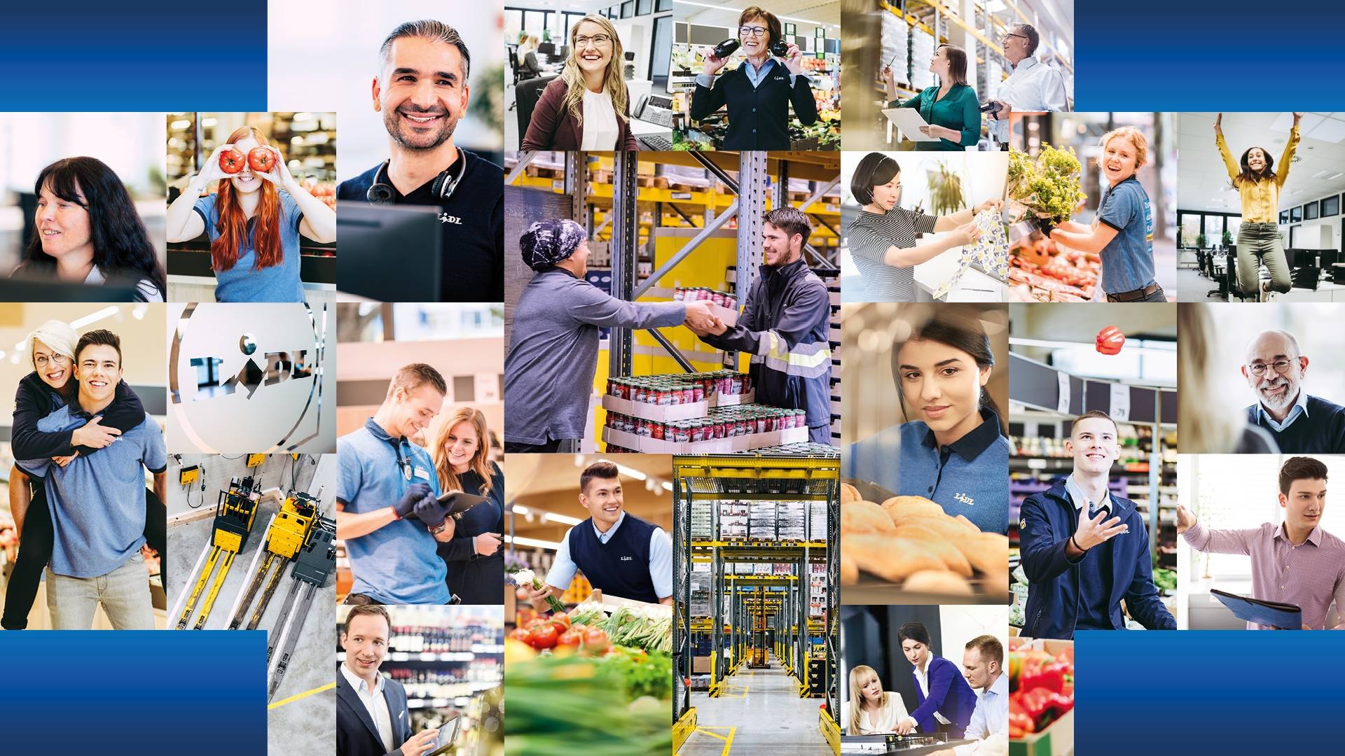 Collage Vielfalt bei Lidl