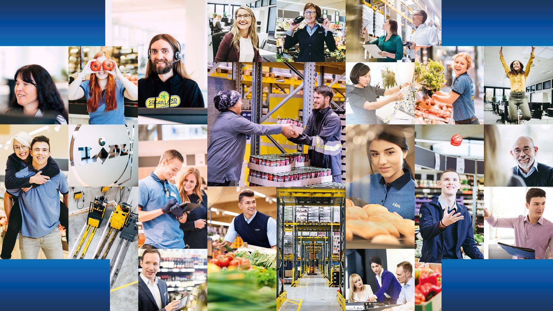 Collage Vielfalt bei Lidl