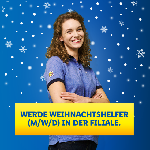 Werde Weihnachtshelfer in der Filiale