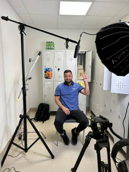 Filialheld Tekin hinter den Kulissen