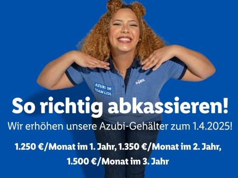 So richtig abkassieren mit den neuen Azubigehältern.