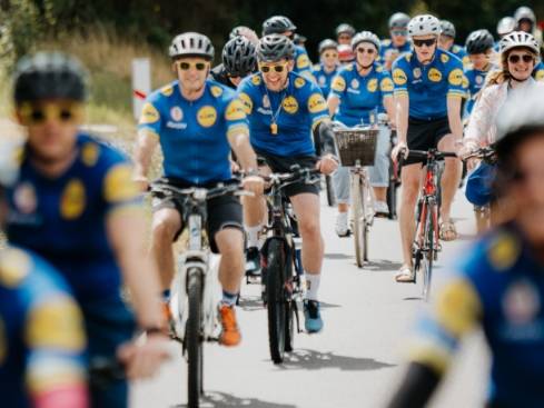 Mitarbeiter-Ride auf der Deutschland Tour