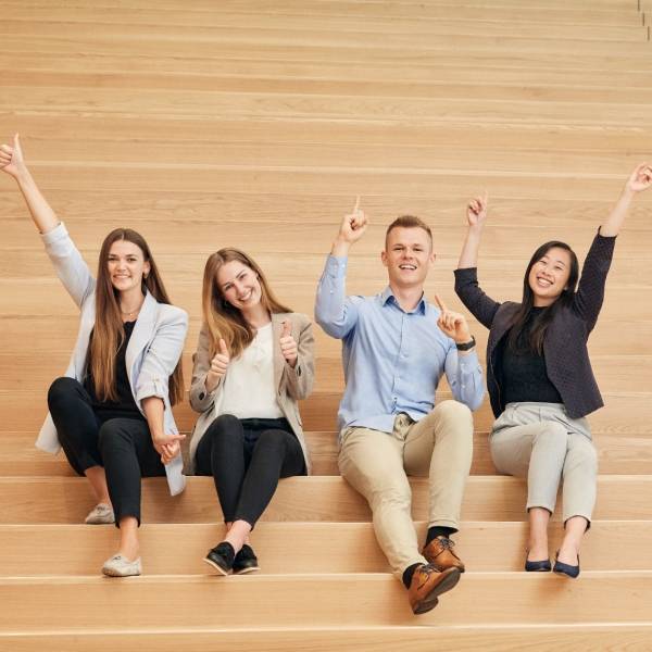 Studenten Treppe Zentrale