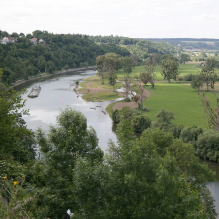 Der Neckar bei Neckarsulm