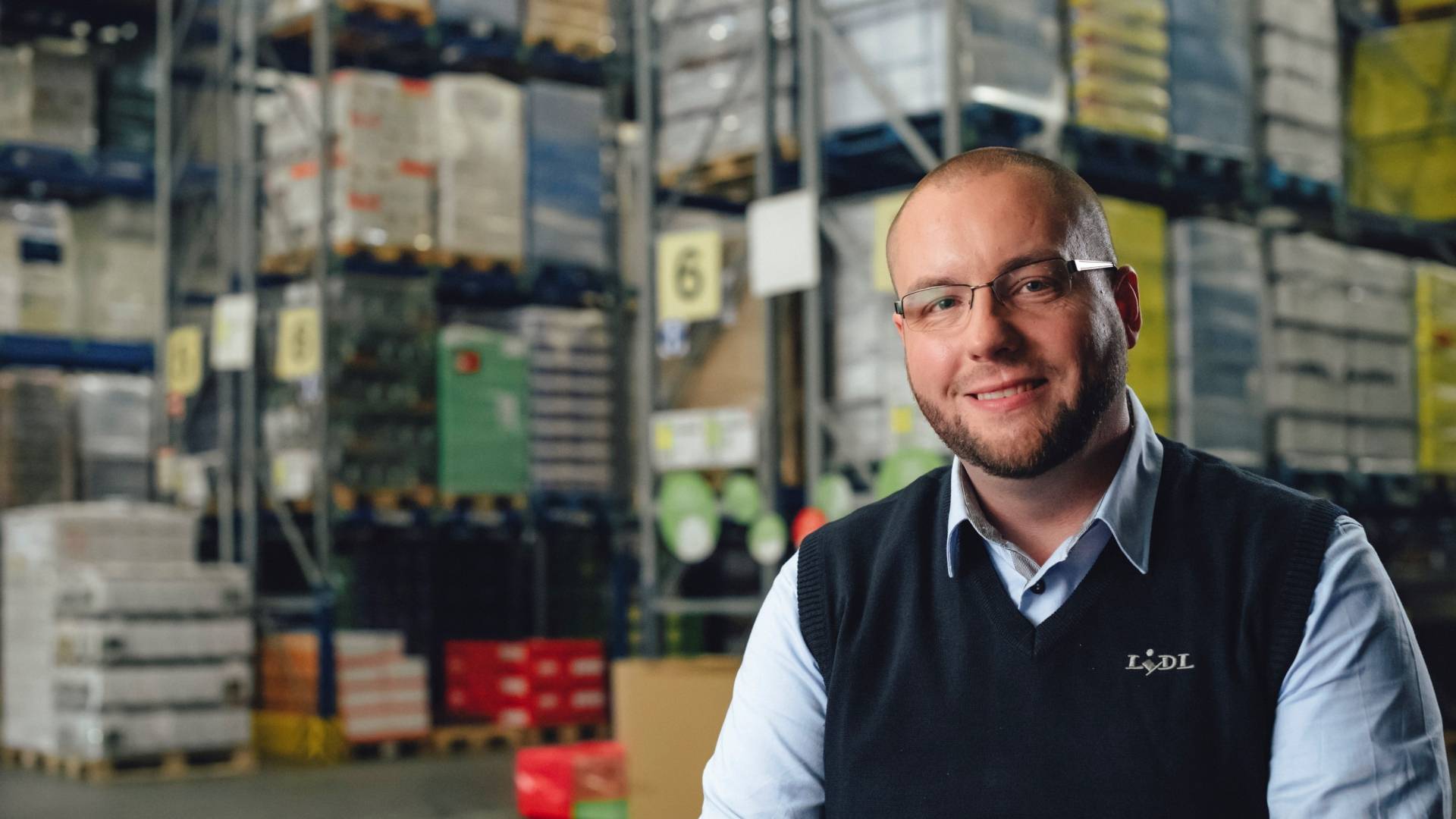 Rafael, Teamleiter Logistik im Zentrallager bei Lidl